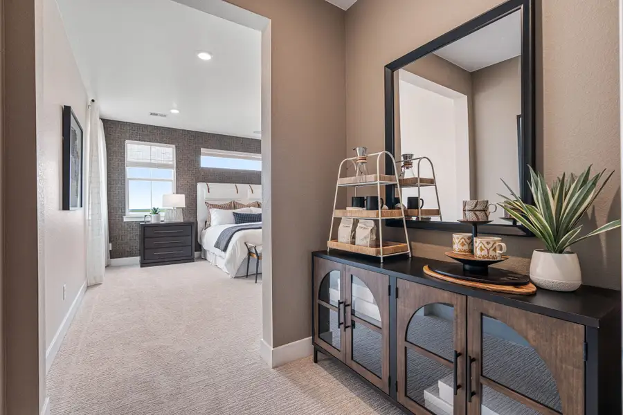 Furnished interior view inside a new home in Parterre, Thornton (Image 21). Furnished interior view inside a new home in Parterre, Thornton (Image 21).
