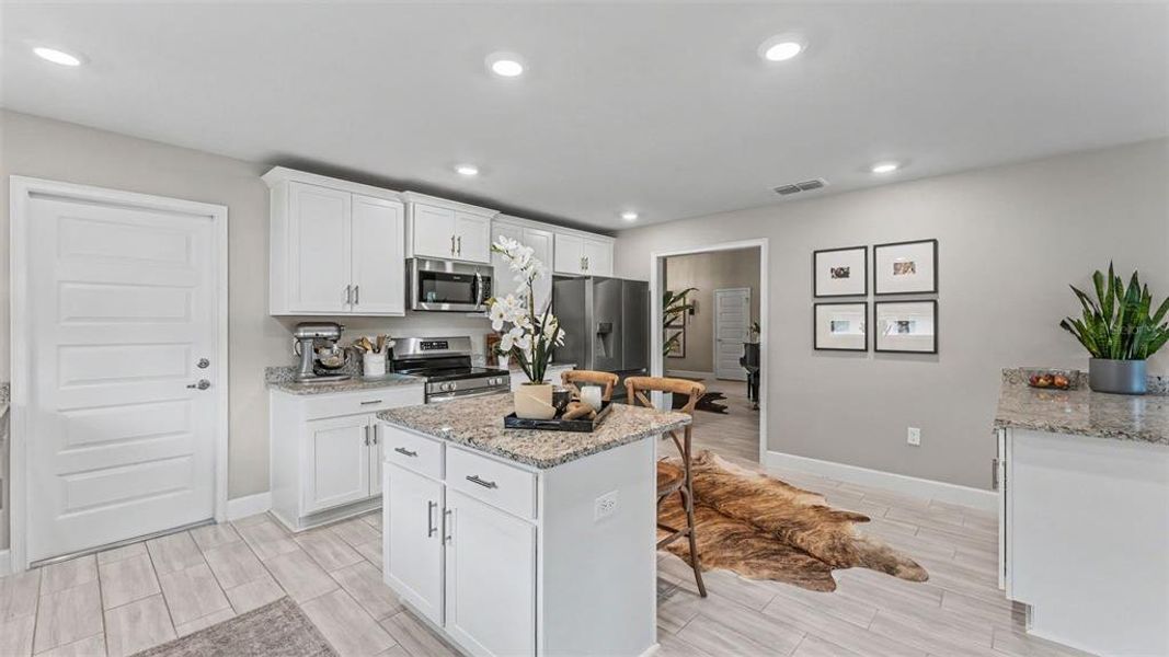 Furnished interior view inside a new home in Lake Juliana Estates, Auburndale (Image 38).