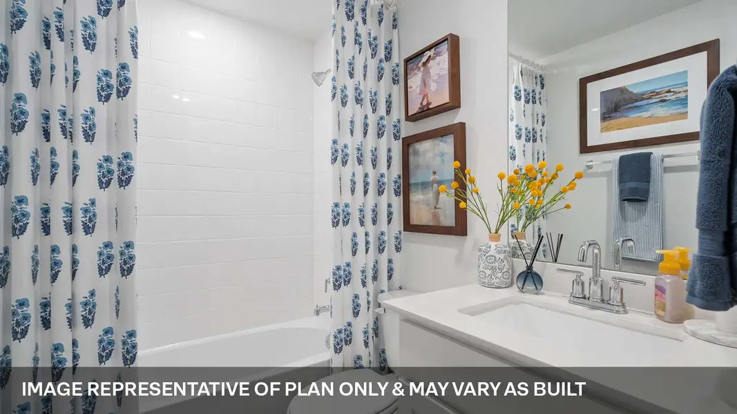 Furnished interior view inside a new home in Monarch Ranch, Manor (Image 4).