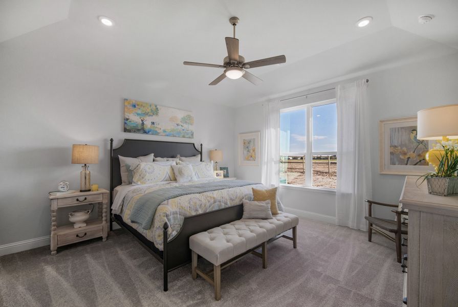 Representative furnished interior of a home built from the Grand Rouge by Beazer Homes in Bridgeland: Signature Collection, Cypress (Image 18).