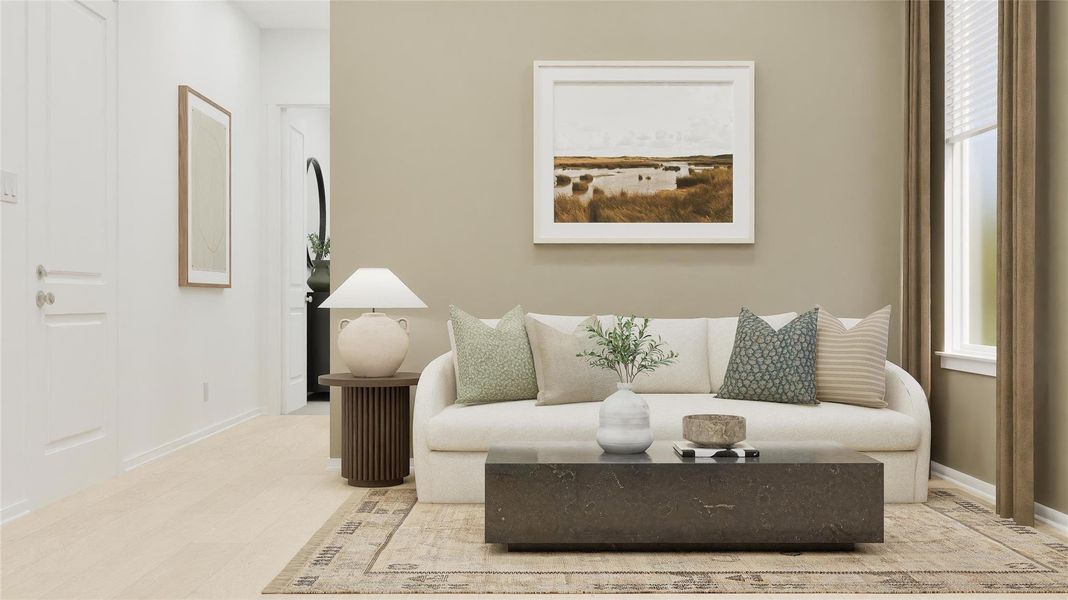 Furnished interior view inside a new home in Anniston, Katy (Image 23).