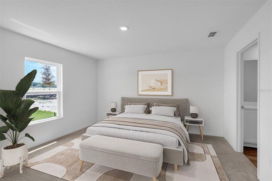 Furnished interior view inside a new home in Marion Oaks, Ocala (Image 4).