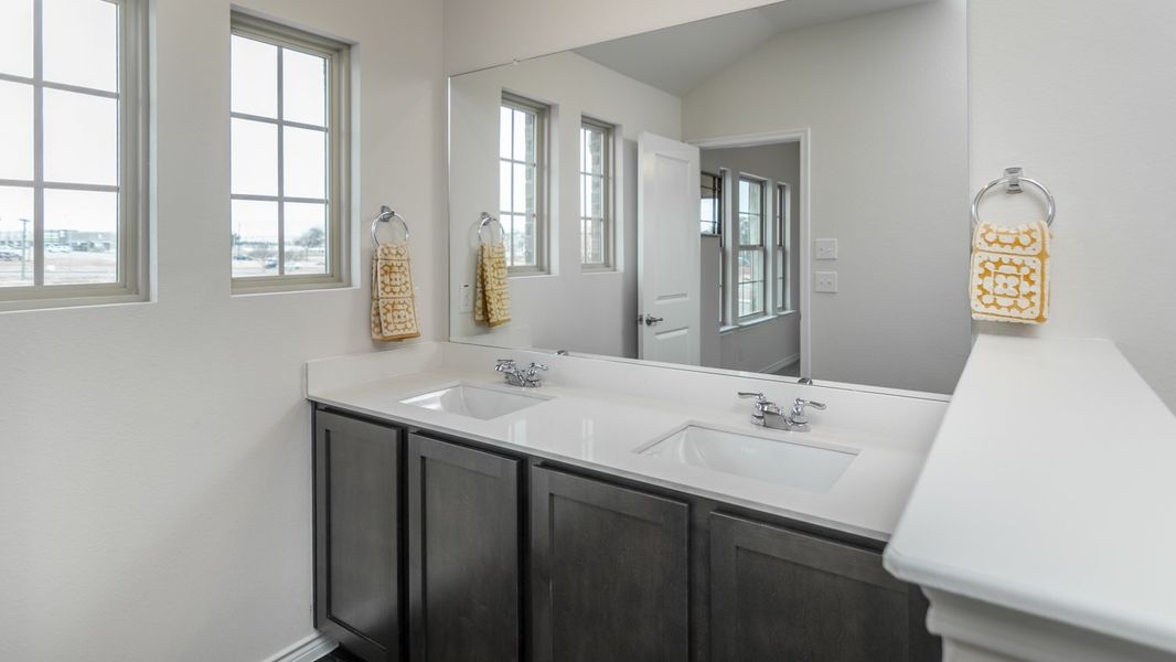 Furnished interior view inside a new home in Liberty Crossing, Royse City (Image 15).