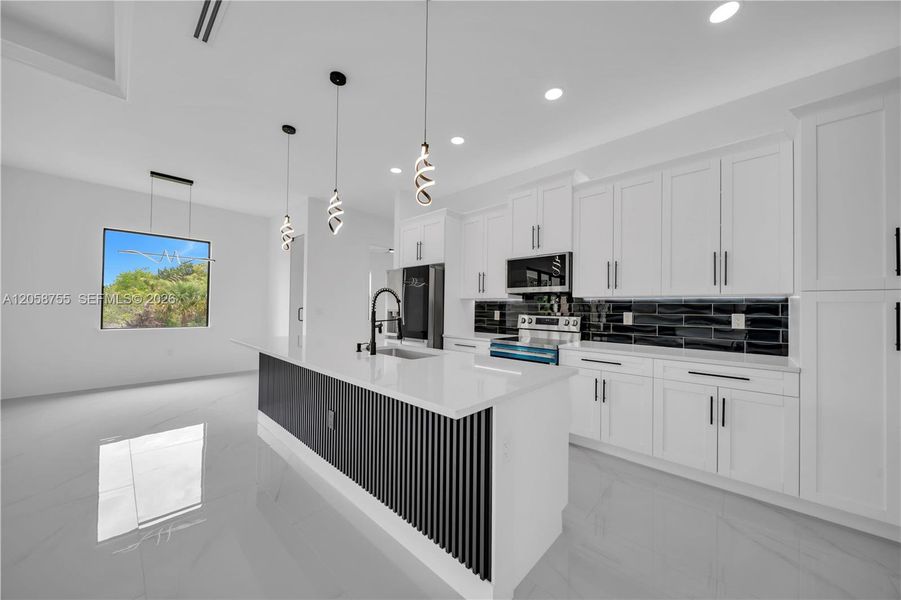 Furnished interior view inside a new home in , Lehigh Acres (Image 7).