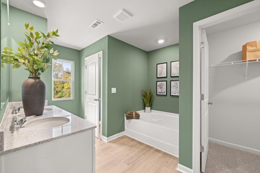 Furnished interior view inside a new home in Hughes Court, Dawsonville (Image 33).