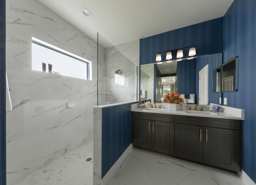 Representative furnished interior of a home built from the Applause by Neal Communities in Boca Royale Golf & Country Club at Wellen Park, Englewood (Image 9).