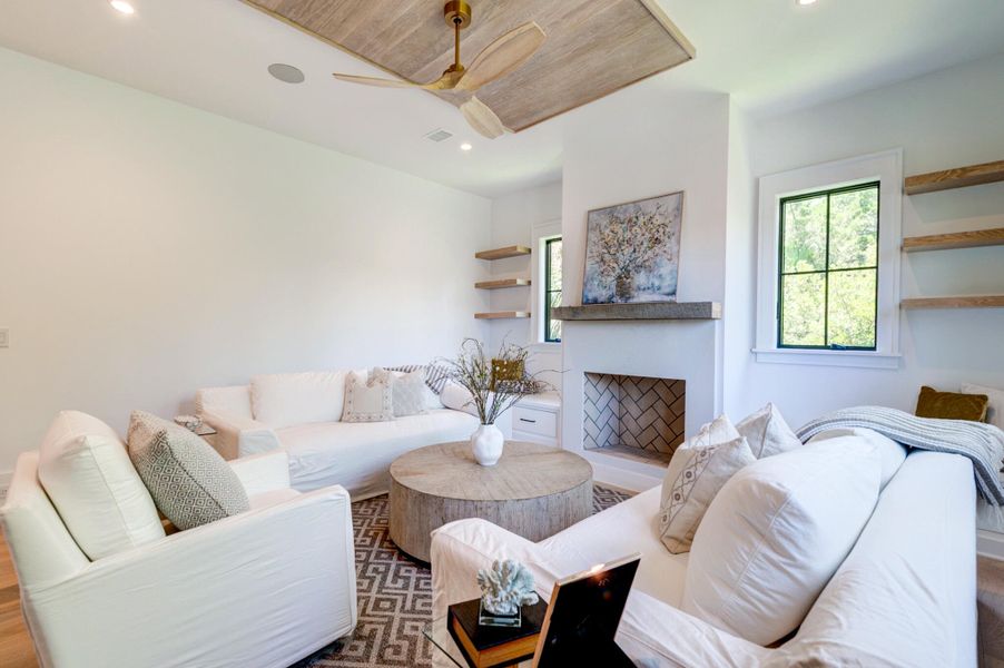 Furnished interior view inside a new home in , Sullivan's Island (Image 41).