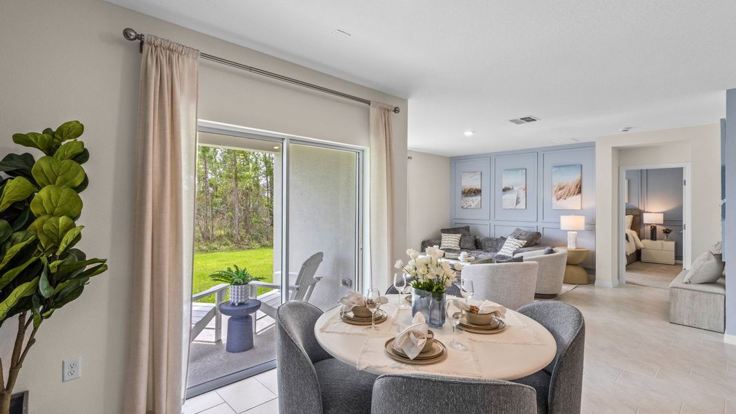 Furnished interior view inside a new home in Sun N Lake, Sebring (Image 16).