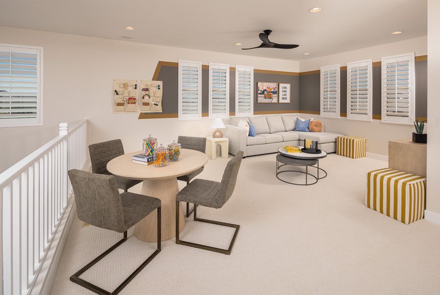 Representative furnished interior of a home built from the Azelia by Taylor Morrison in Verdin Discovery Collection, Phoenix (Image 13). Representative furnished interior of a home built from the Azelia by Taylor Morrison in Verdin Discovery Collection, Phoenix (Image 13).