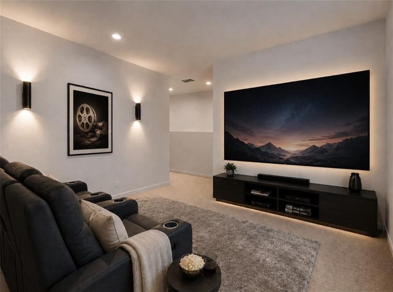 Furnished interior view inside a new home in , Winston (Image 6).
