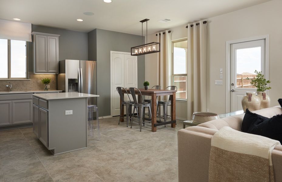 Kitchen and dining space