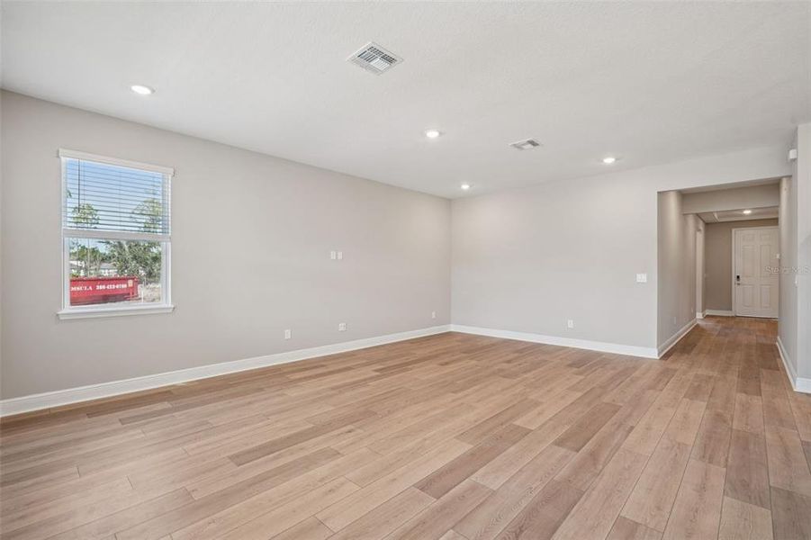 Spacious, unfurnished interior of a new home in Legends Preserve - Signature Series, Daytona Beach (Image 16). Spacious, unfurnished interior of a new home in Legends Preserve - Signature Series, Daytona Beach (Image 16).