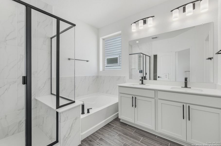 Furnished interior view inside a new home in Bison Ridge, San Antonio (Image 5).