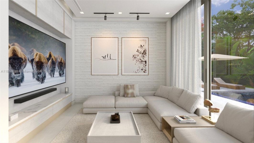 Furnished interior view inside a new home in , Pinecrest (Image 5).