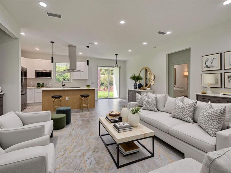 Furnished interior view inside a new home in , Port Charlotte (Image 9).