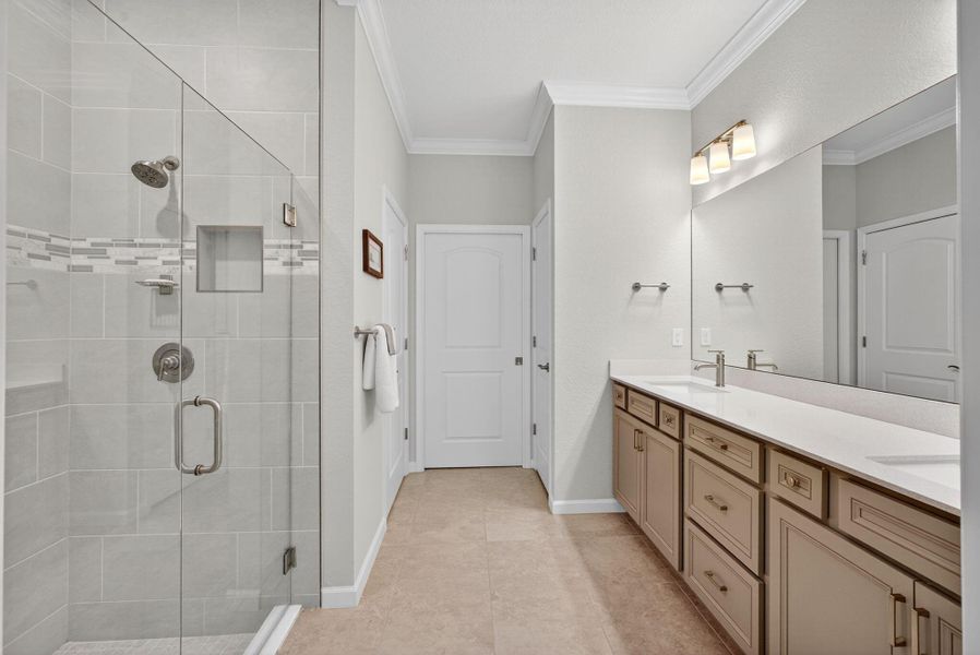 Furnished interior view inside a new home in , Port St. Lucie (Image 13).