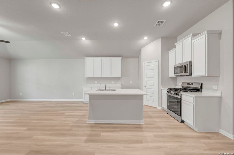 Furnished interior view inside a new home in Mesquite Ridge, San Antonio (Image 11).