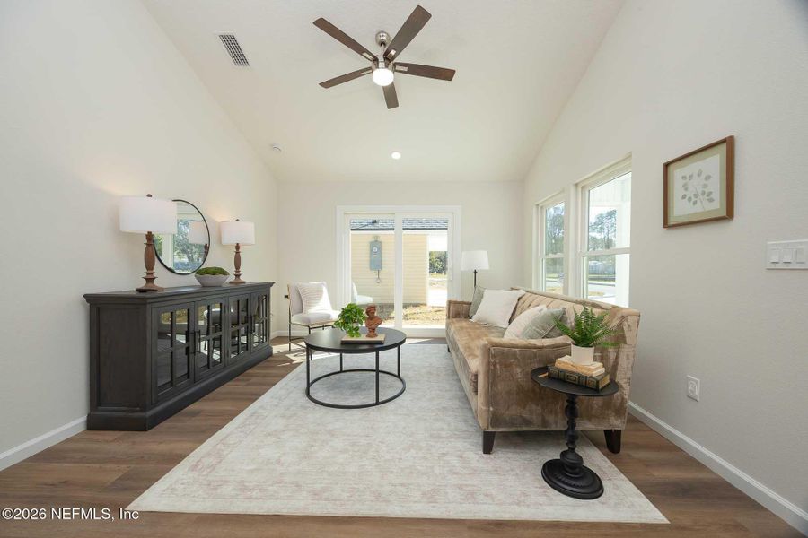 Furnished interior view inside a new home in , St. Augustine (Image 42). Furnished interior view inside a new home in , St. Augustine (Image 42).