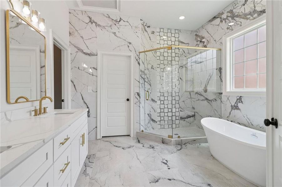 Furnished interior view inside a new home in , Lilburn (Image 19).