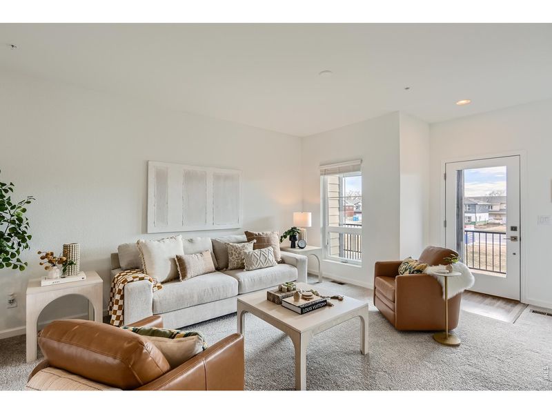 Furnished interior view inside a new home in Northfield, Fort Collins (Image 12).