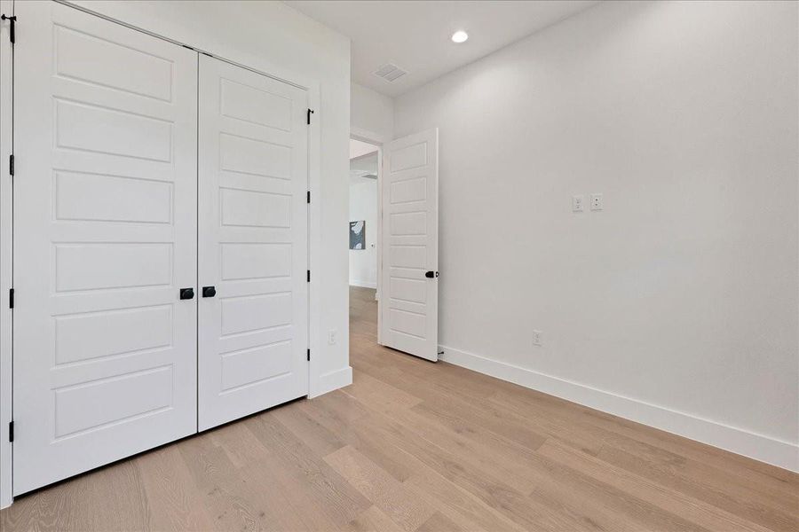 Large closet in first floor bedroom