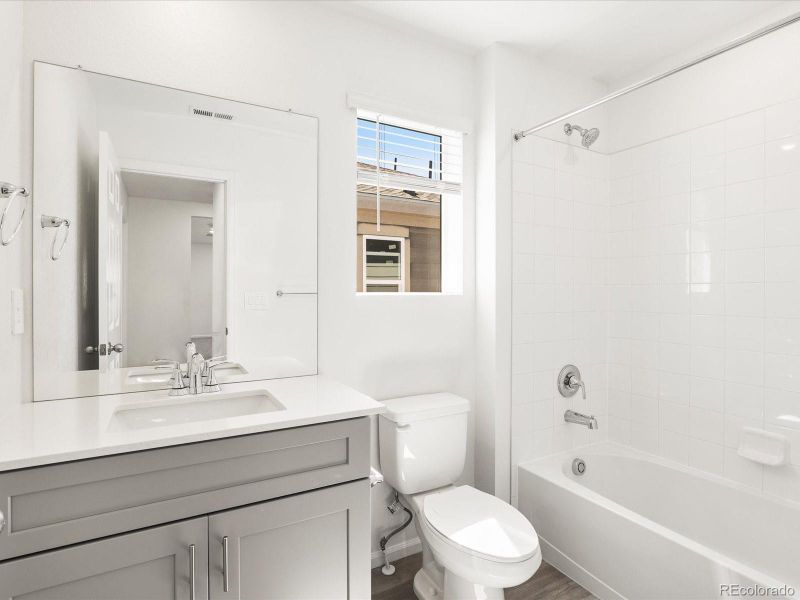 Furnished interior view inside a new home in Ridgeline Vista: The Flora Collection, Brighton (Image 4).