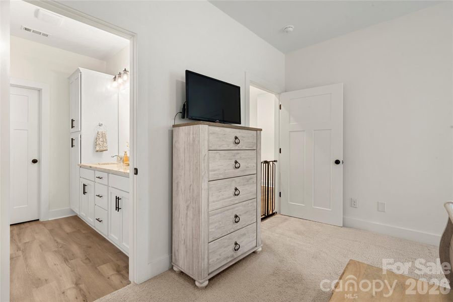 Furnished interior view inside a new home in , Clover (Image 29). Furnished interior view inside a new home in , Clover (Image 29).