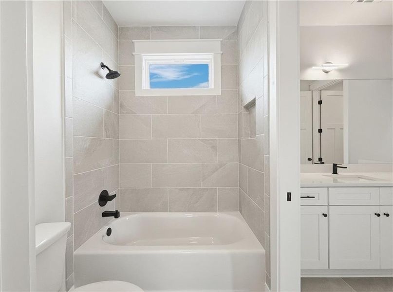 Furnished interior view inside a new home in , Rydal (Image 18).