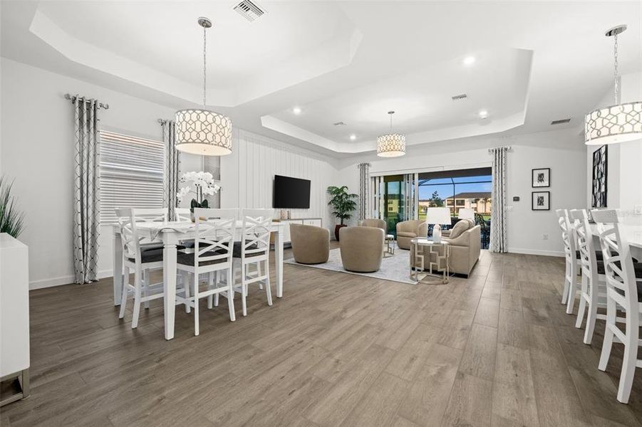 Furnished interior view inside a new home in , Punta Gorda (Image 9).