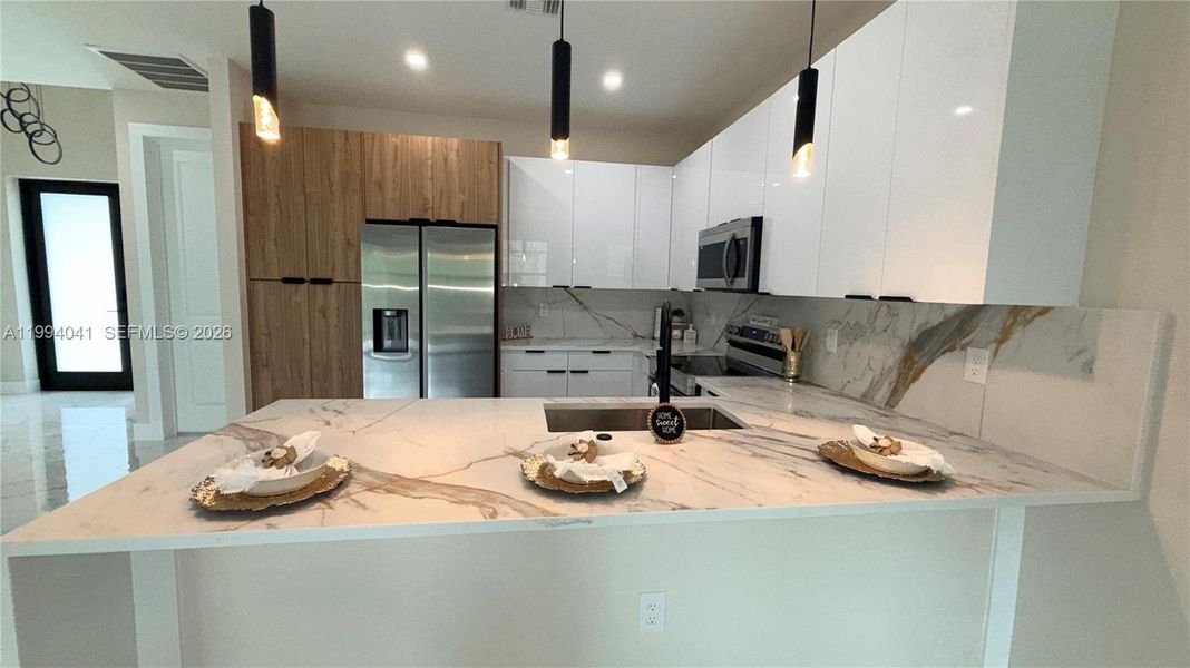 Furnished interior view inside a new home in , Lehigh Acres (Image 4).
