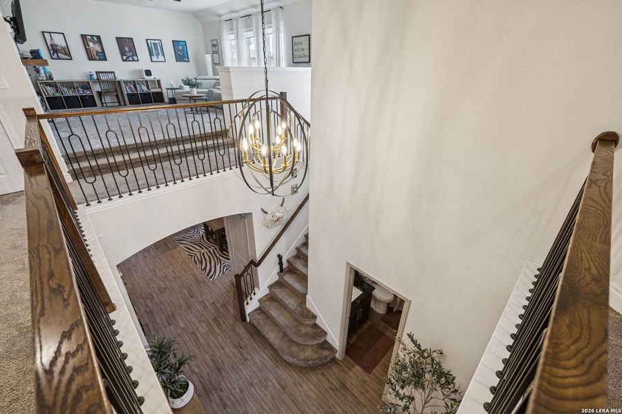 Furnished interior view inside a new home in Davis Ranch, San Antonio (Image 18). Furnished interior view inside a new home in Davis Ranch, San Antonio (Image 18).