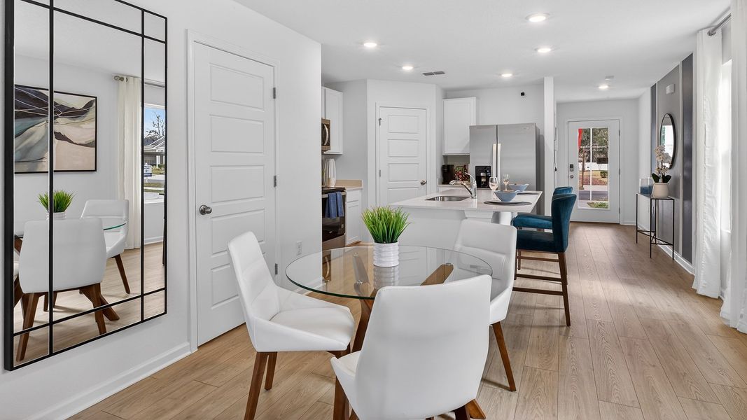Furnished interior view inside a new home in Irongate Villas, Jacksonville (Image 9).