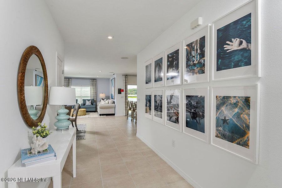 Furnished interior view inside a new home in Coopers Meadow, Jacksonville (Image 16).