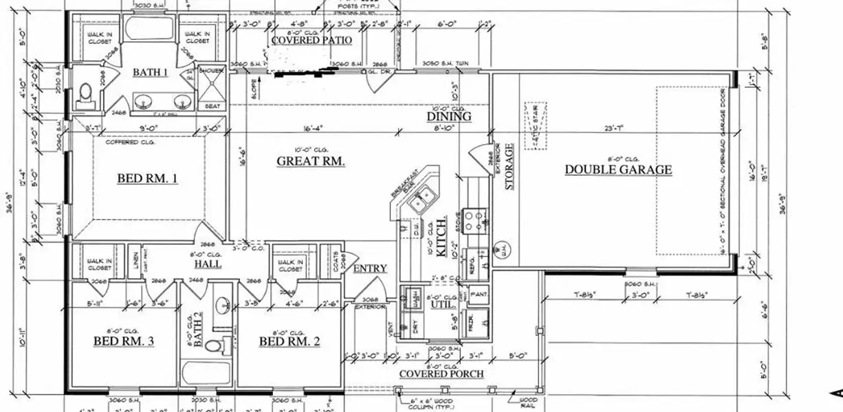 2D floor plan layout of this home in , Jacksboro, TX (Image 3).