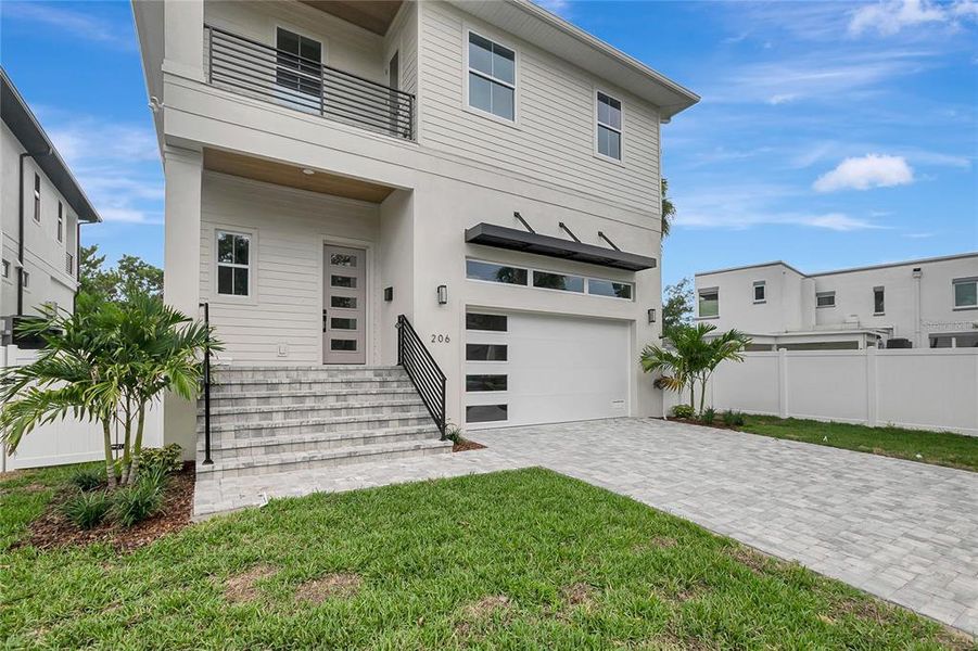 Exterior details and patio area of a home in , Tampa (Image 34). Exterior details and patio area of a home in , Tampa (Image 34).
