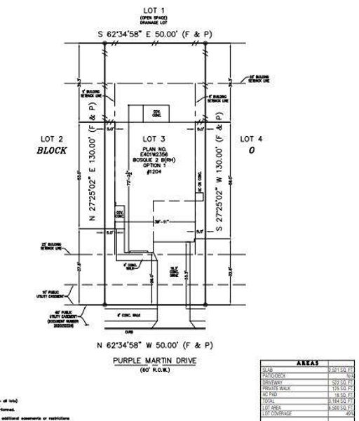 Plot Plan