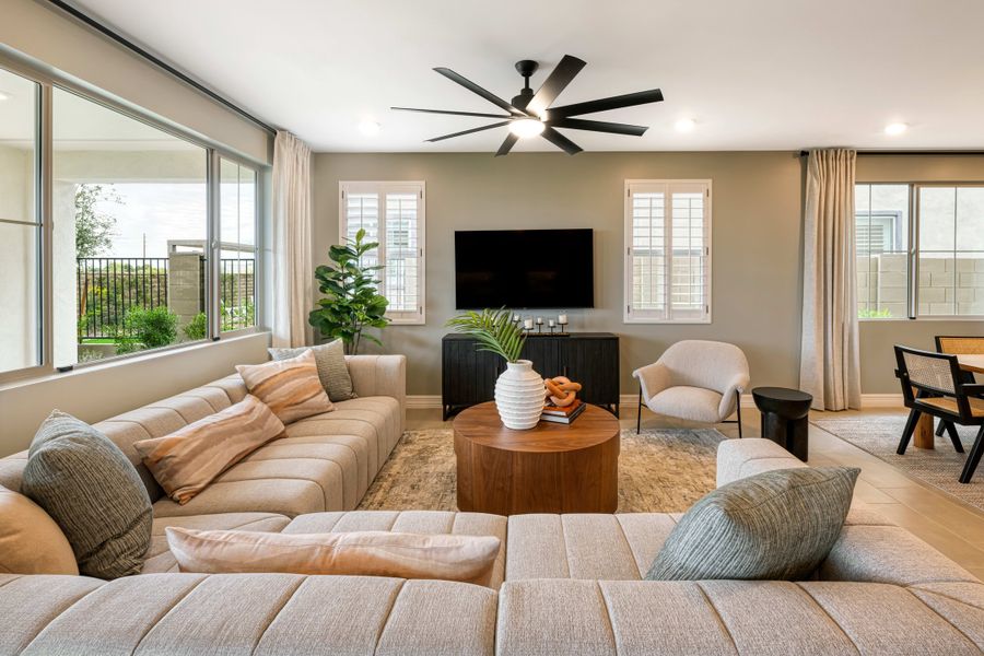 Furnished interior view inside a new home in Waterston Central, Gilbert (Image 7).