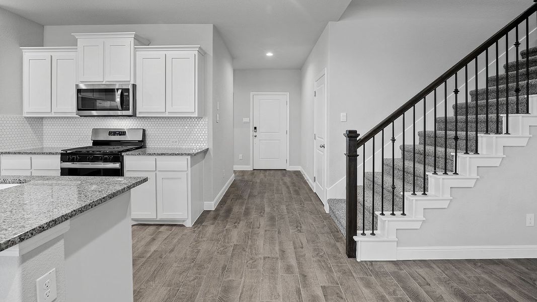 Furnished interior view inside a new home in Bluestem, Rhome (Image 11).