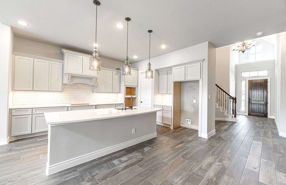 Representative furnished interior of a home built from the 3182 by Ravenna Homes in Bridgeland 50′, Cypress (Image 9).