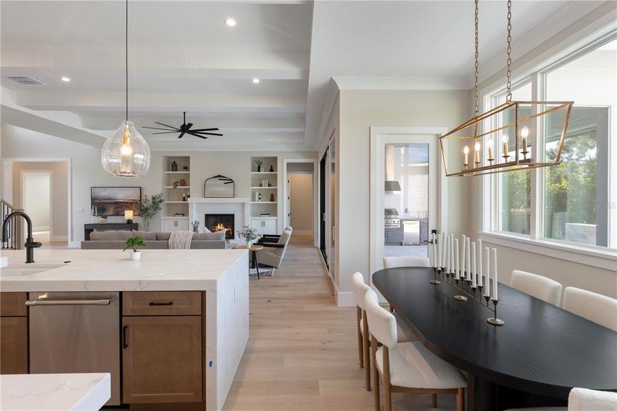 Furnished interior view inside a new home in Lake Sheen Sound, Orlando (Image 6).