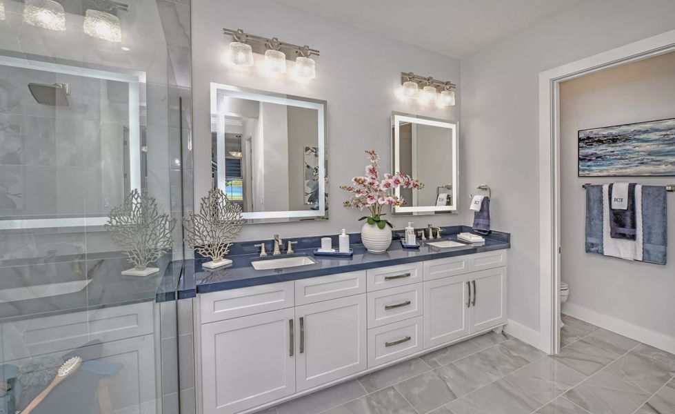 Furnished interior view inside a new home in Laureate Park, Orlando (Image 17).
