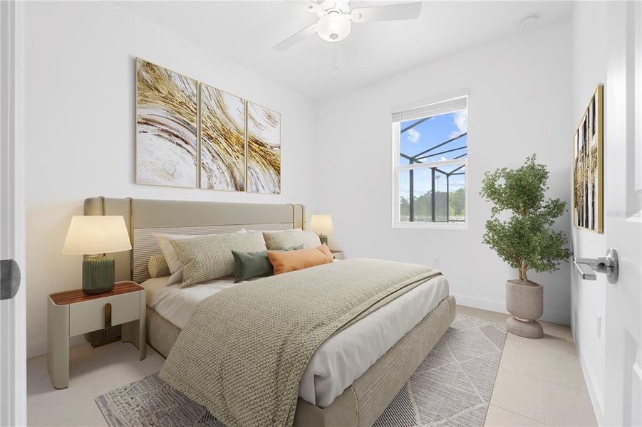 Furnished interior view inside a new home in Sabal Glen at Babcock Ranch, Punta Gorda (Image 18). Furnished interior view inside a new home in Sabal Glen at Babcock Ranch, Punta Gorda (Image 18).