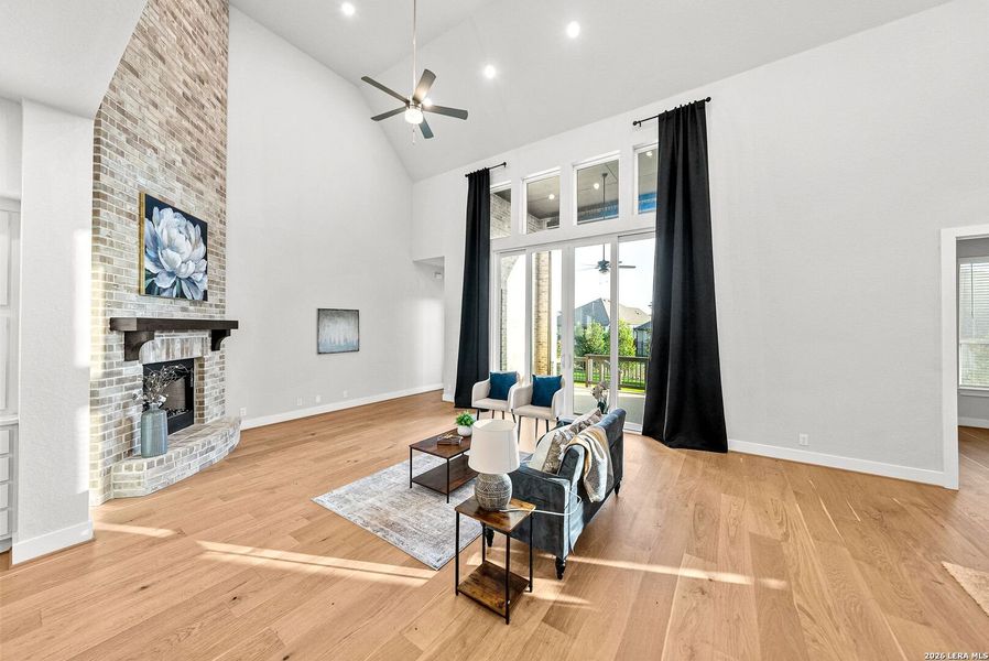 Furnished interior view inside a new home in Ventana, Bulverde (Image 41).