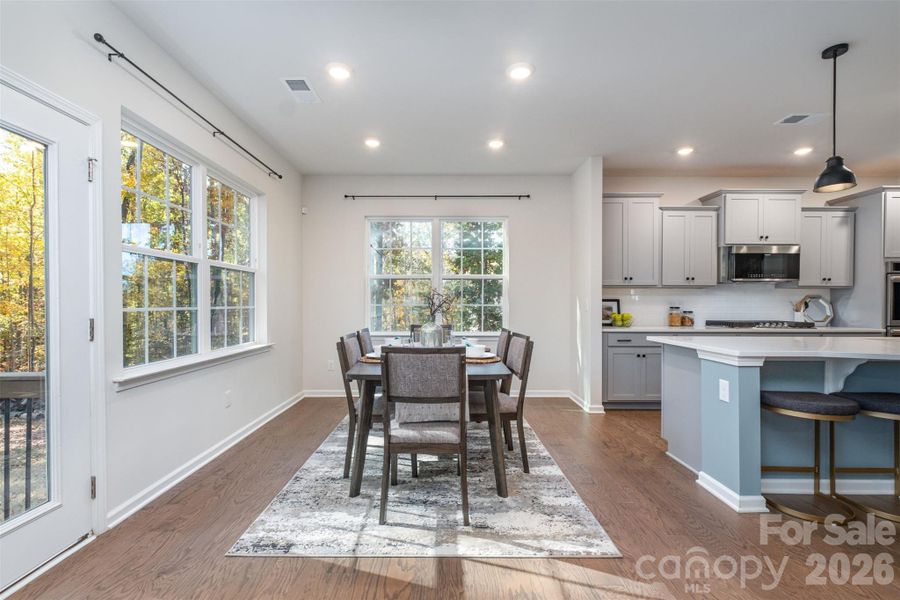 Furnished interior view inside a new home in , Charlotte (Image 13).