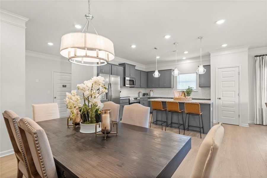 Furnished interior view inside a new home in Laurel Creek, Calhoun (Image 11).