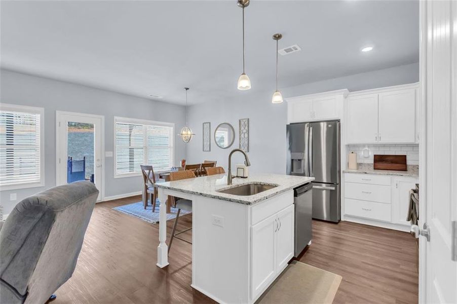 Furnished interior view inside a new home in , Clarkesville (Image 19).