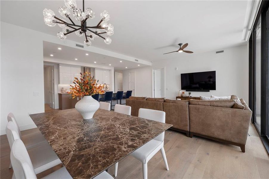 Furnished interior view inside a new home in , Atlanta (Image 11). Furnished interior view inside a new home in , Atlanta (Image 11).