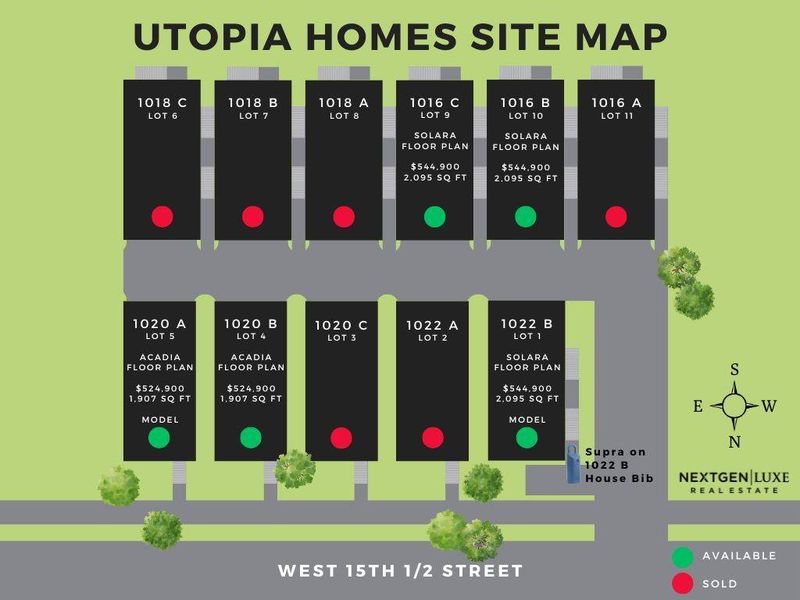 Utopia Homes Site Map Utopia Homes Site Map