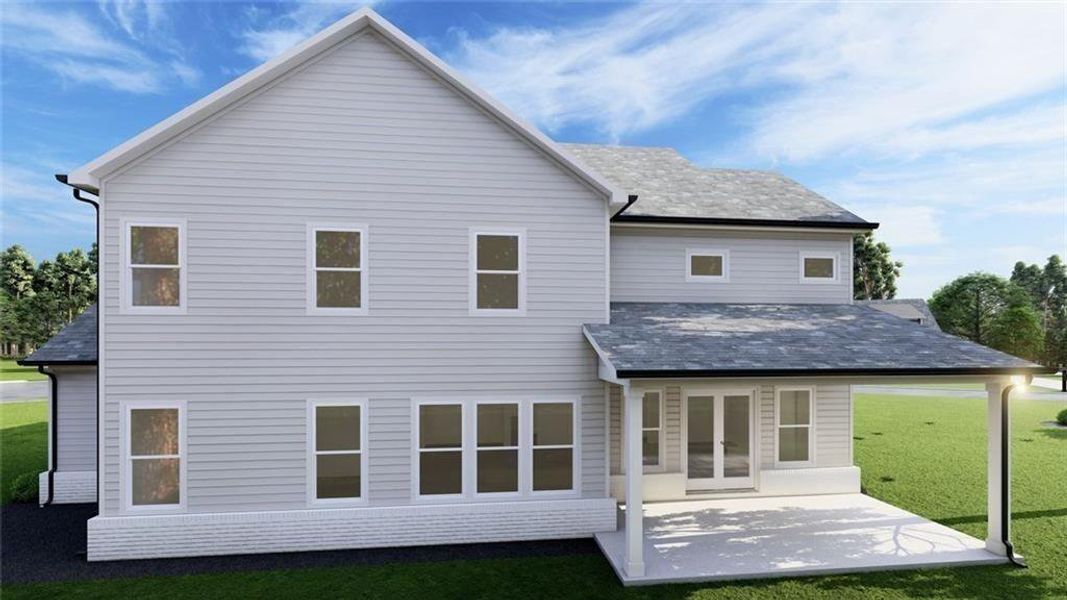 Exterior details and patio area of a home in , Gainesville (Image 3).