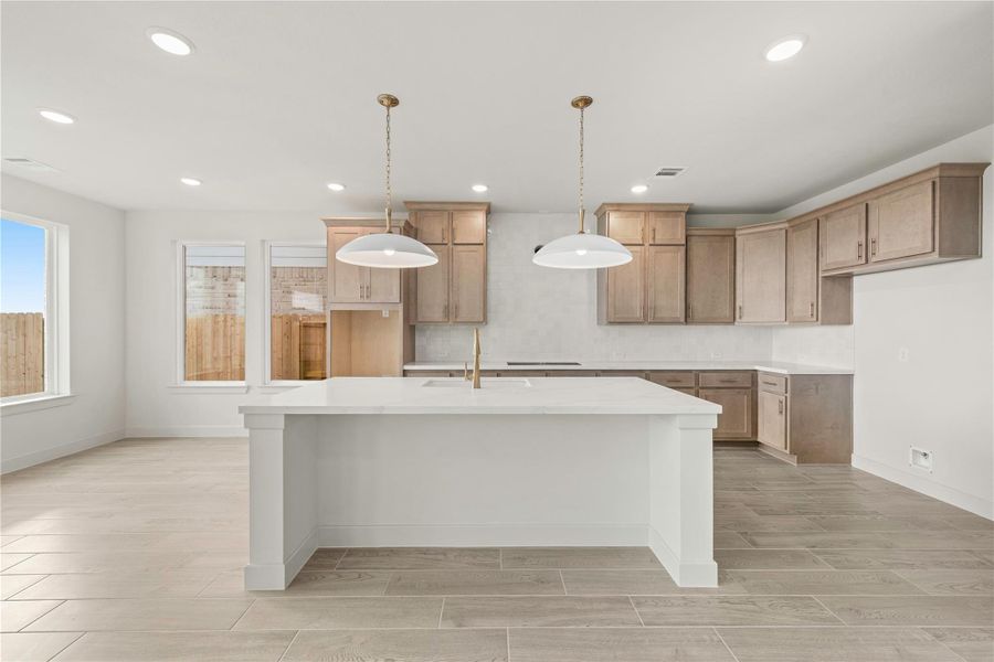 Furnished interior view inside a new home in Cross Creek West, Fulshear (Image 4).